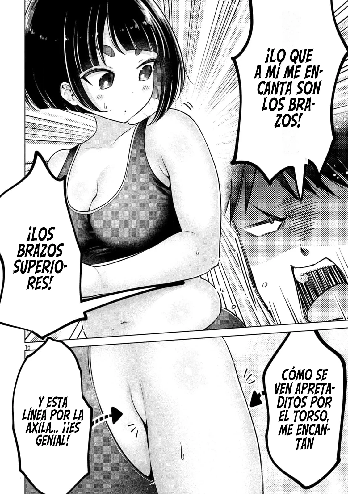 Un Musculoso y una Curvilínea capítulo 1, página 16