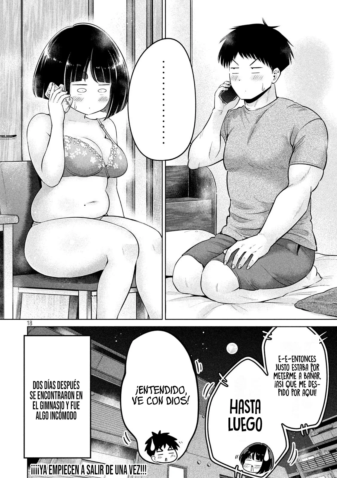 Un Musculoso y una Curvilínea capítulo 18, página 22