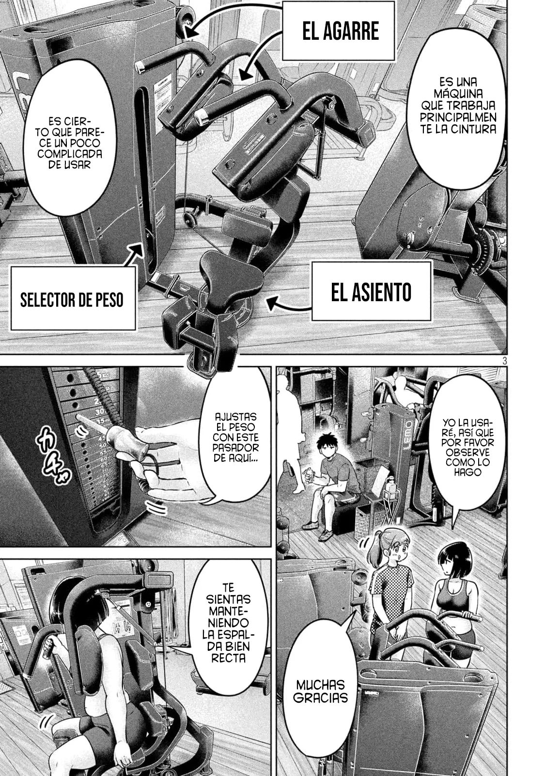 Un Musculoso y una Curvilínea capítulo 2, página 7