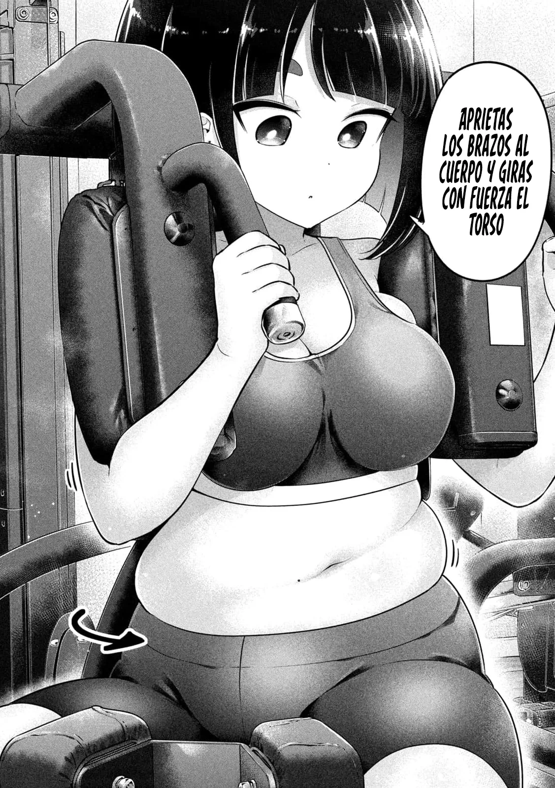 Un Musculoso y una Curvilínea capítulo 2, página 9