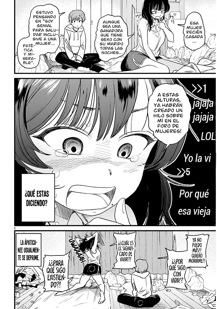 Una onee-chan "buena para nada" quiere llamar mi atención. capítulo 1, página 6