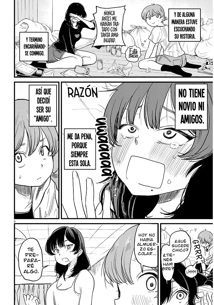 Una onee-chan "buena para nada" quiere llamar mi atención. capítulo 1, página 8