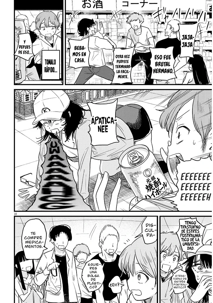 Una onee-chan "buena para nada" quiere llamar mi atención. capítulo 1, página 18