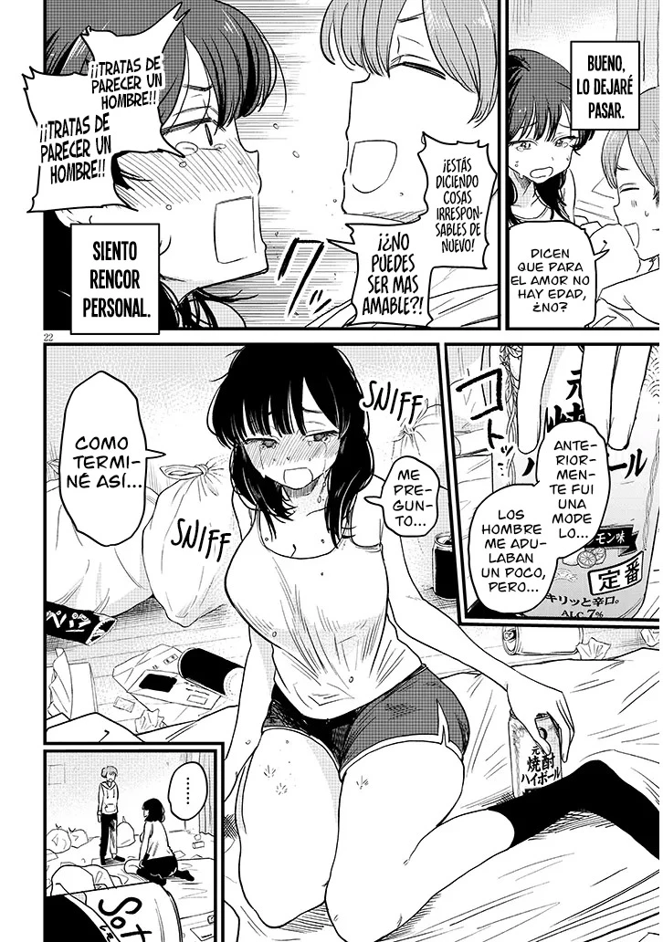 Una onee-chan "buena para nada" quiere llamar mi atención. capítulo 1, página 22