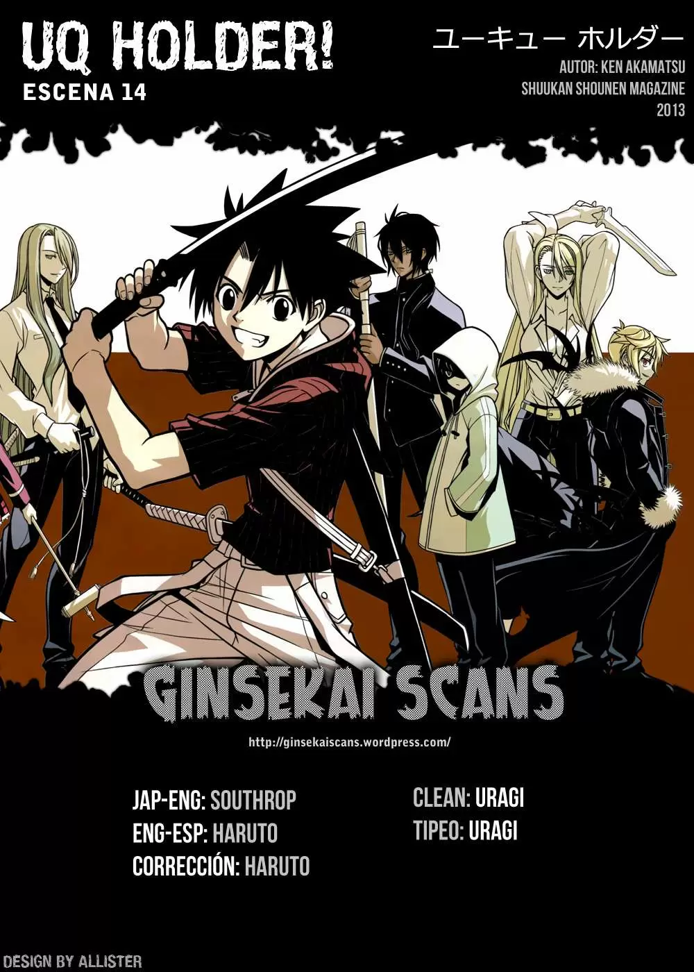 UQ Holder! capítulo 14, página 1