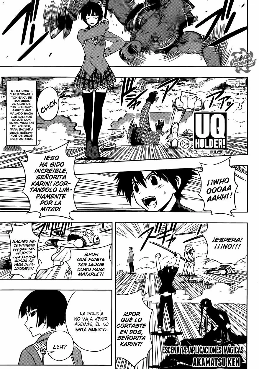 UQ Holder! capítulo 14, página 2