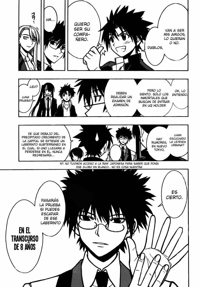 UQ Holder! capítulo 7, página 11