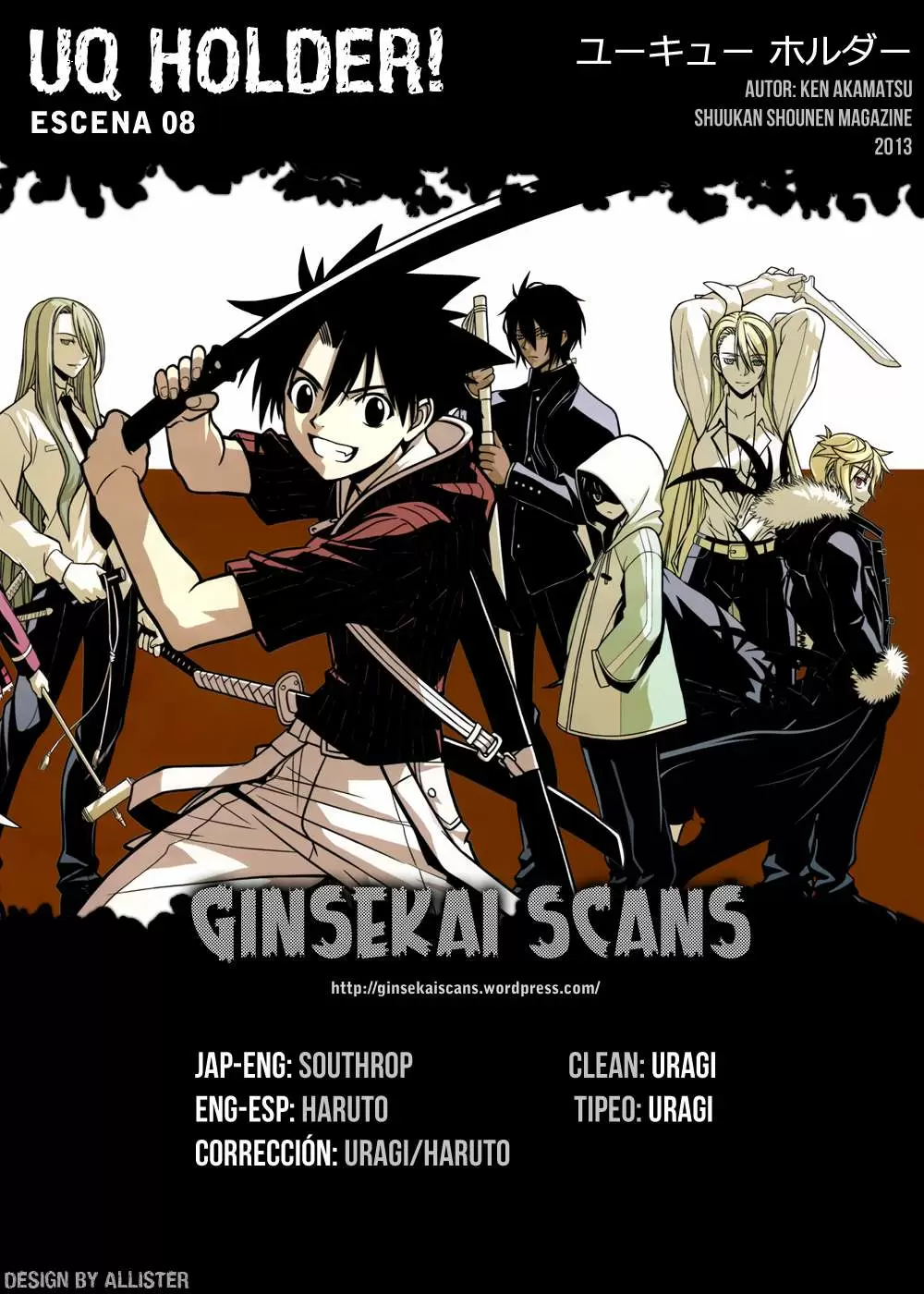 UQ Holder! capítulo 8, página 1