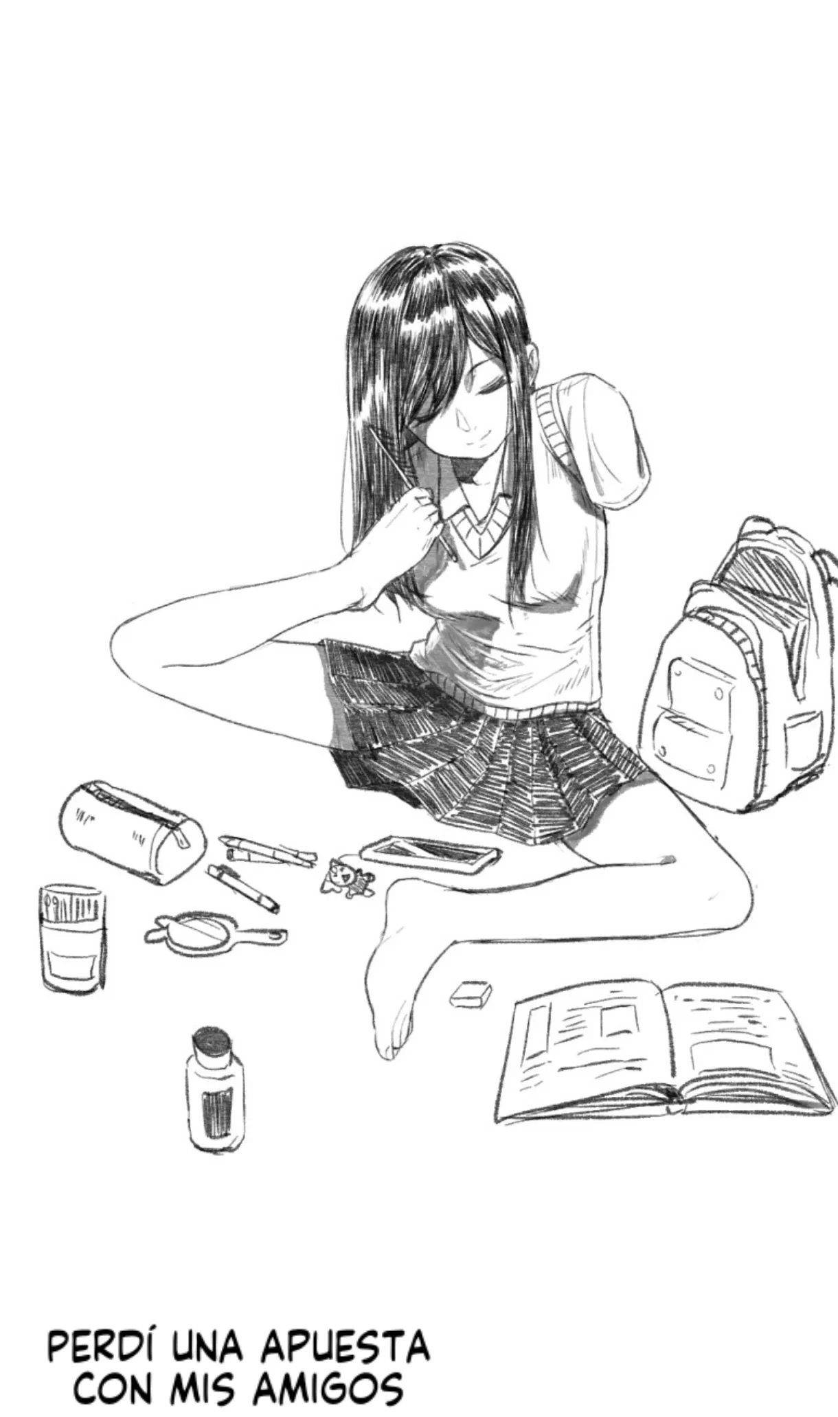 A Manhwa About Dating a Disabled Girl capítulo 0, página 1