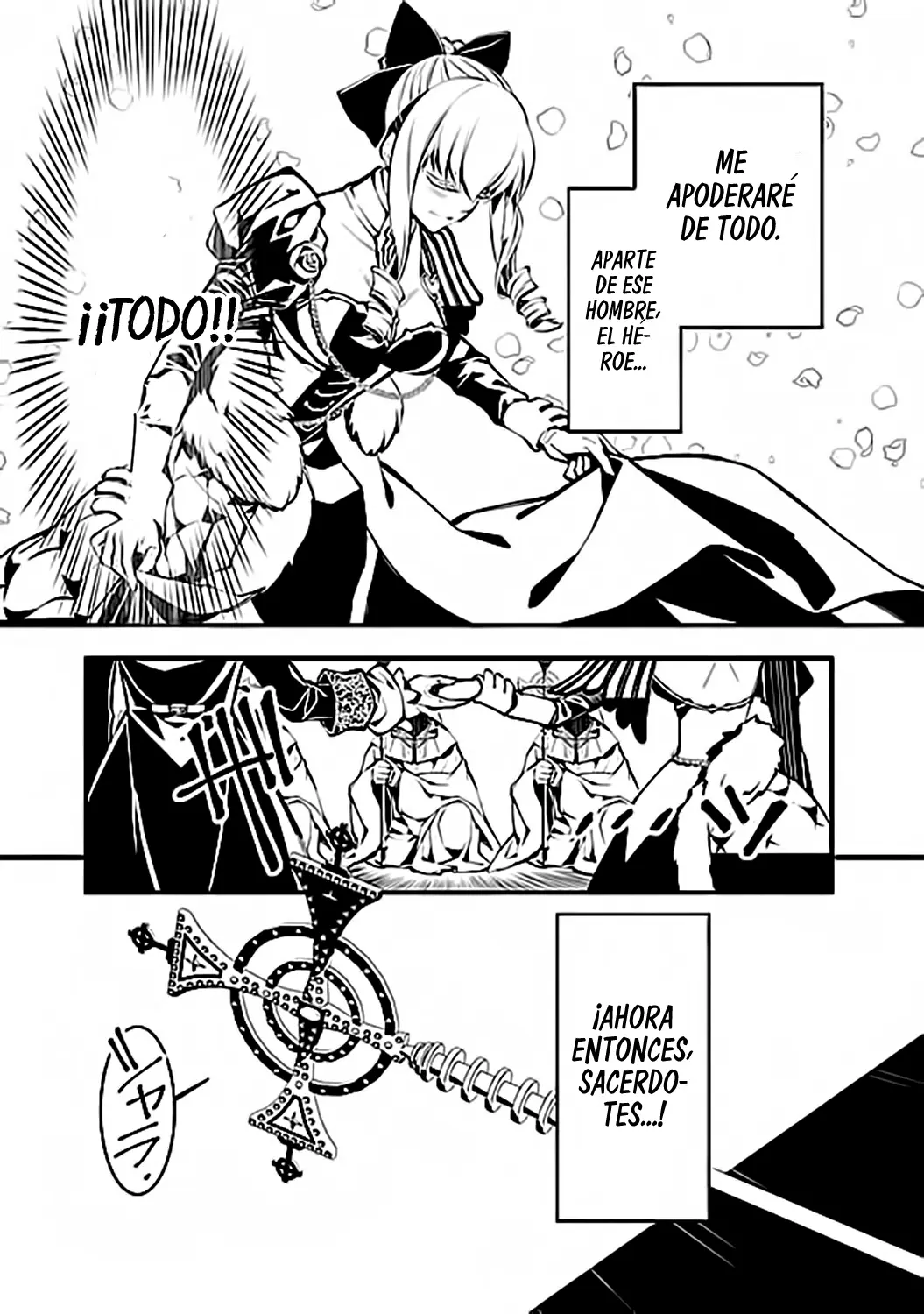 Fukushuu o Koinegau Saikyou Yuusha wa, Yami no Chikara de Senmetsu Musou Suru capítulo 1, página 28
