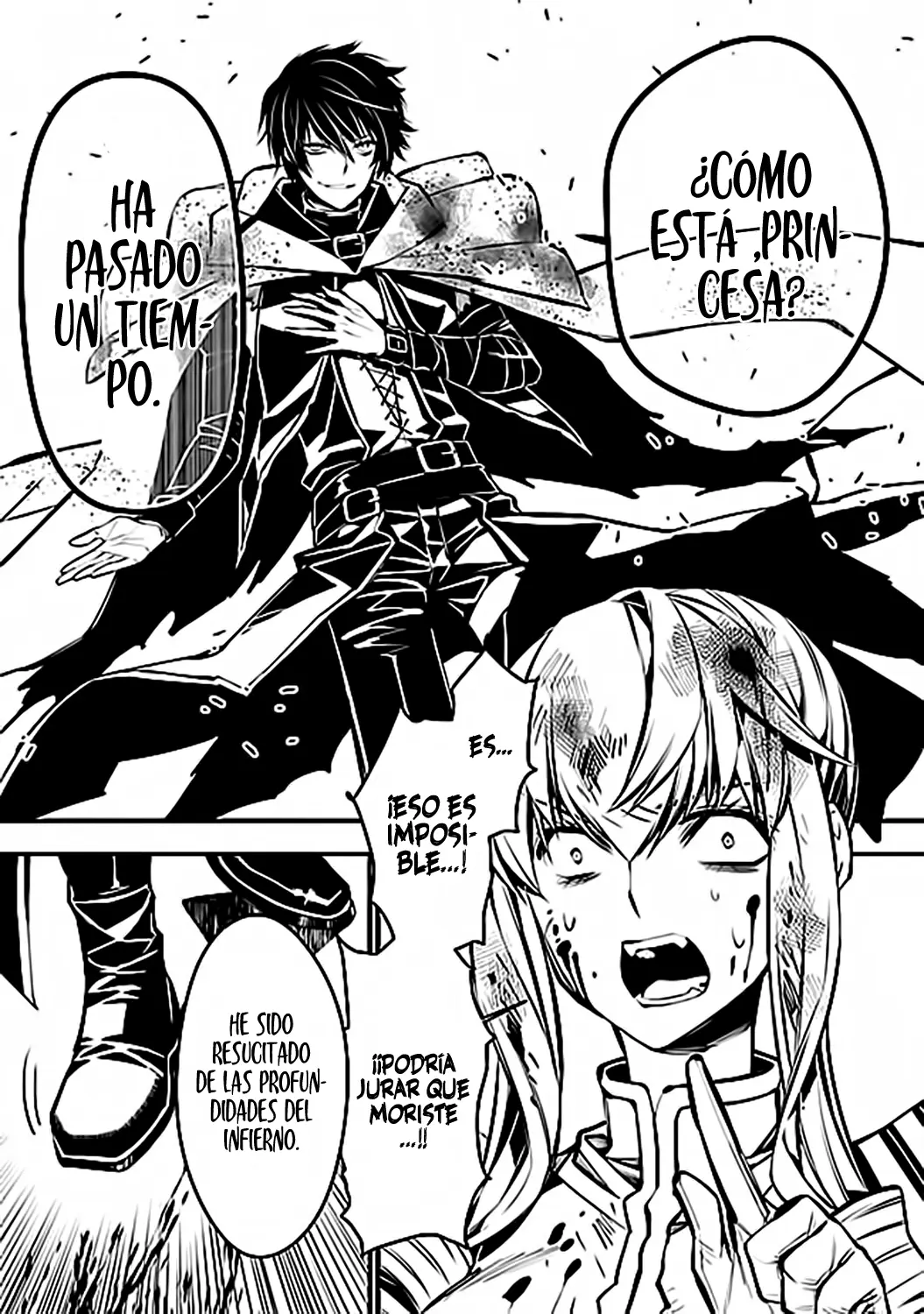 Fukushuu o Koinegau Saikyou Yuusha wa, Yami no Chikara de Senmetsu Musou Suru capítulo 1, página 34