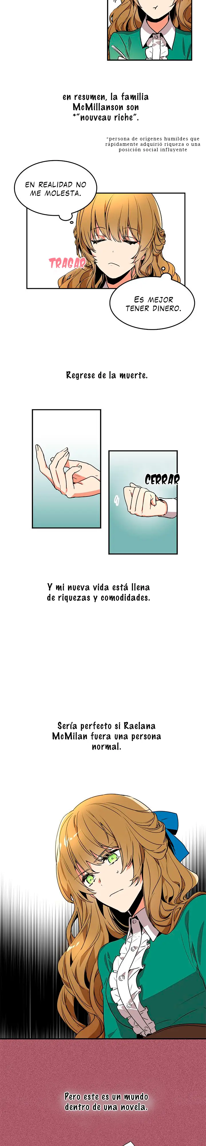 La razón por la cual Raeliana terminó en la mansión del duque capítulo 1, página 12