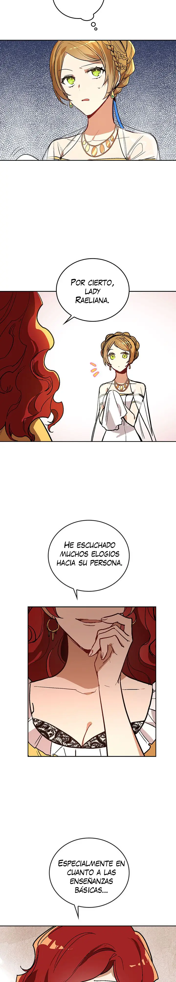 La razón por la cual Raeliana terminó en la mansión del duque capítulo 16, página 17