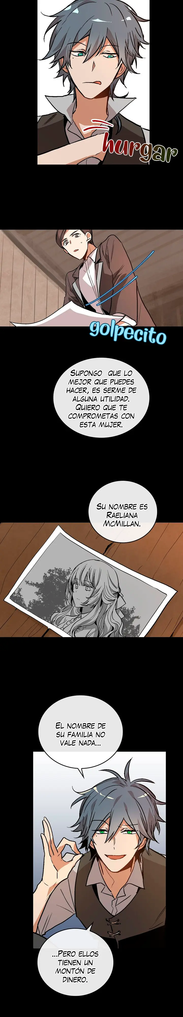 La razón por la cual Raeliana terminó en la mansión del duque capítulo 18, página 14