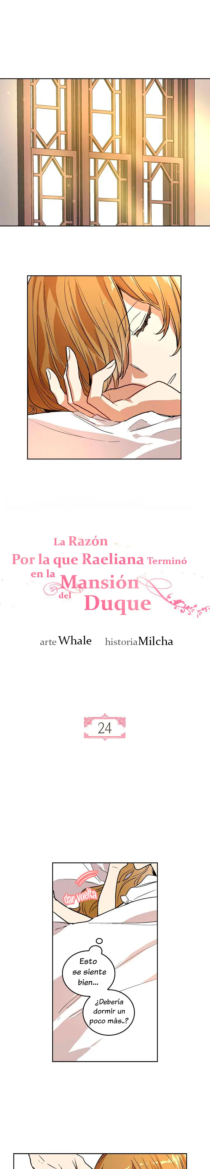 La razón por la cual Raeliana terminó en la mansión del duque capítulo 24, página 2