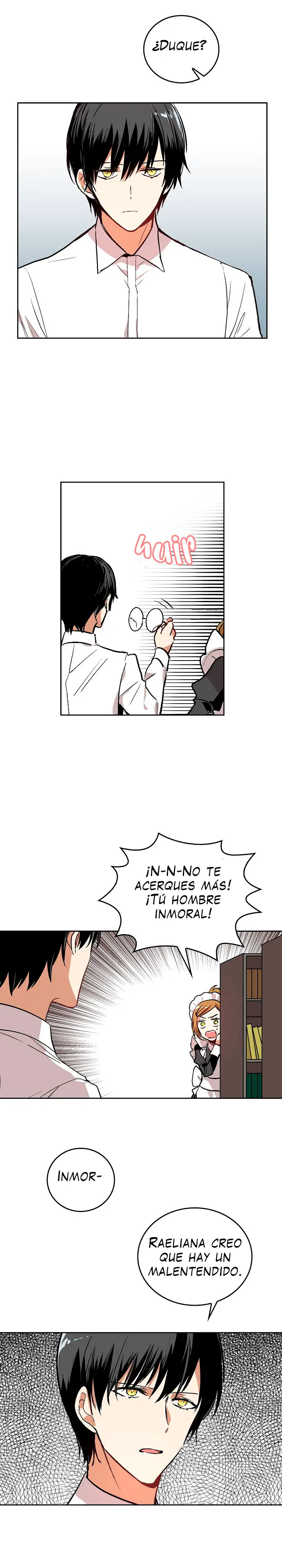 La razón por la cual Raeliana terminó en la mansión del duque capítulo 26, página 6