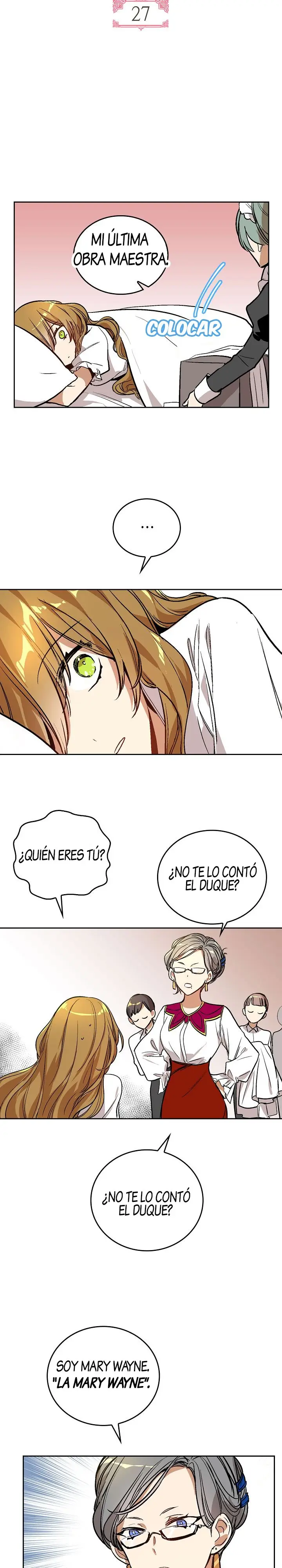 La razón por la cual Raeliana terminó en la mansión del duque capítulo 27, página 3