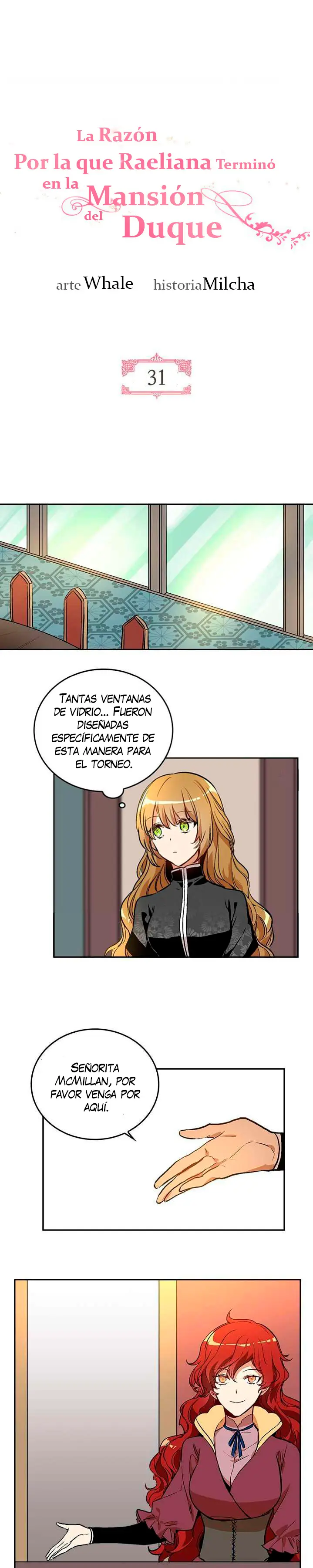 La razón por la cual Raeliana terminó en la mansión del duque capítulo 31, página 4