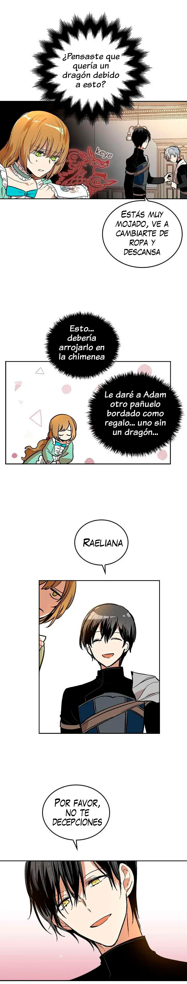 La razón por la cual Raeliana terminó en la mansión del duque capítulo 33, página 15