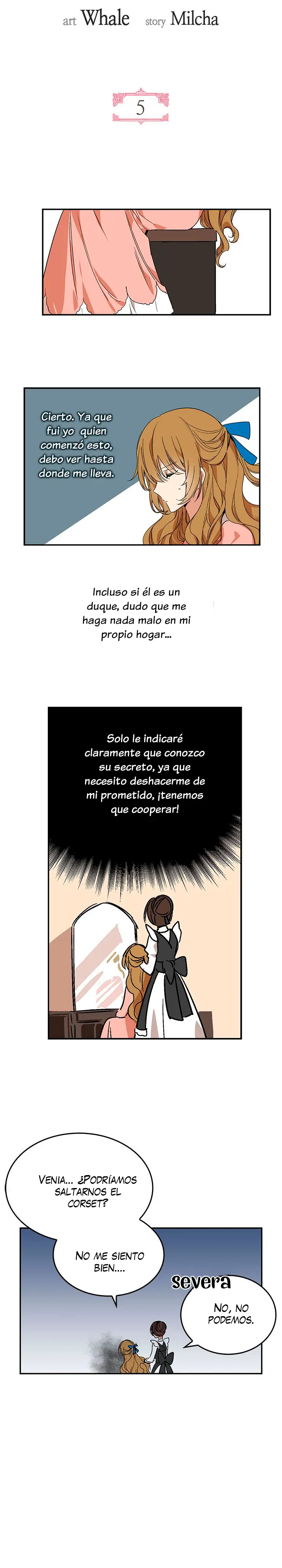 La razón por la cual Raeliana terminó en la mansión del duque capítulo 5, página 4