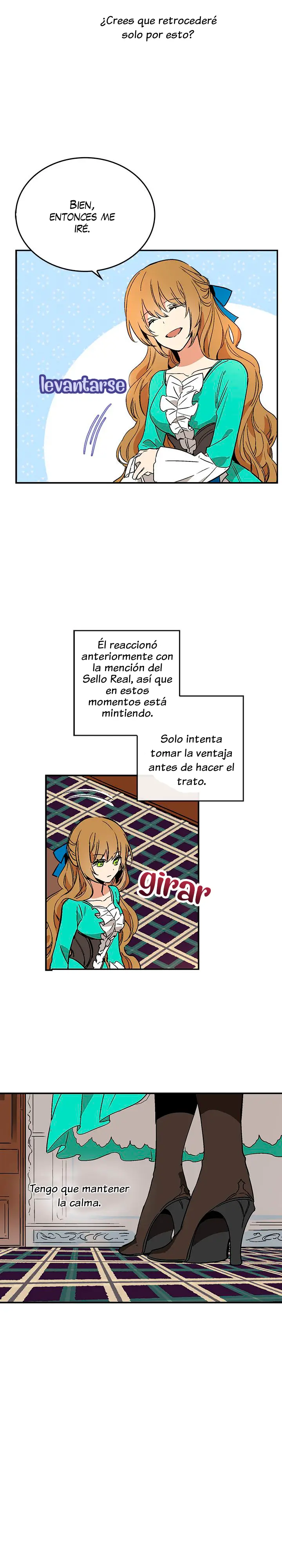 La razón por la cual Raeliana terminó en la mansión del duque capítulo 6, página 13