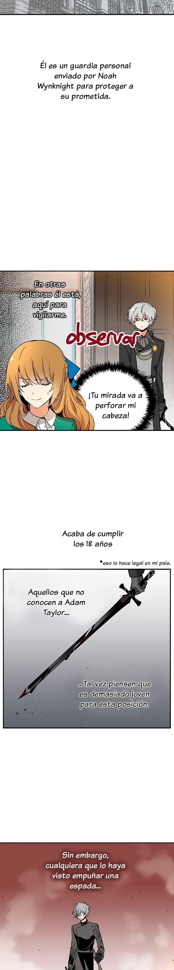 La razón por la cual Raeliana terminó en la mansión del duque capítulo 8, página 4