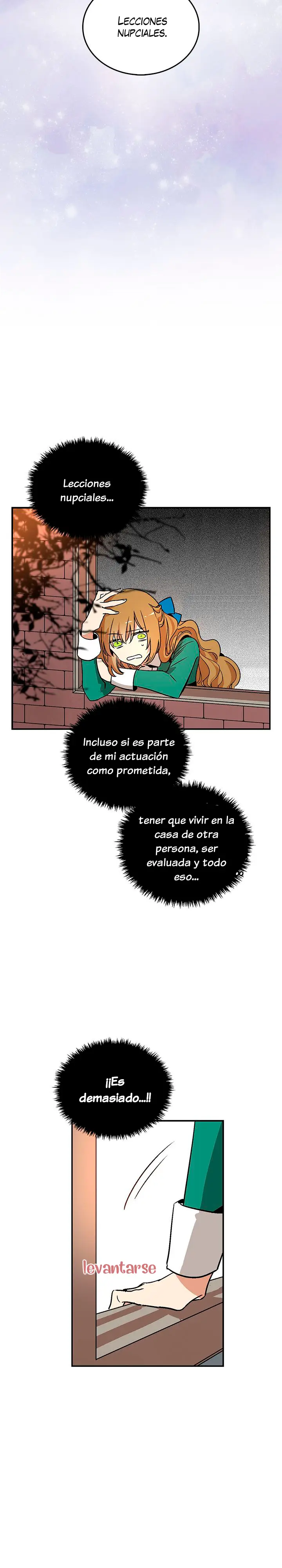 La razón por la cual Raeliana terminó en la mansión del duque capítulo 8, página 12