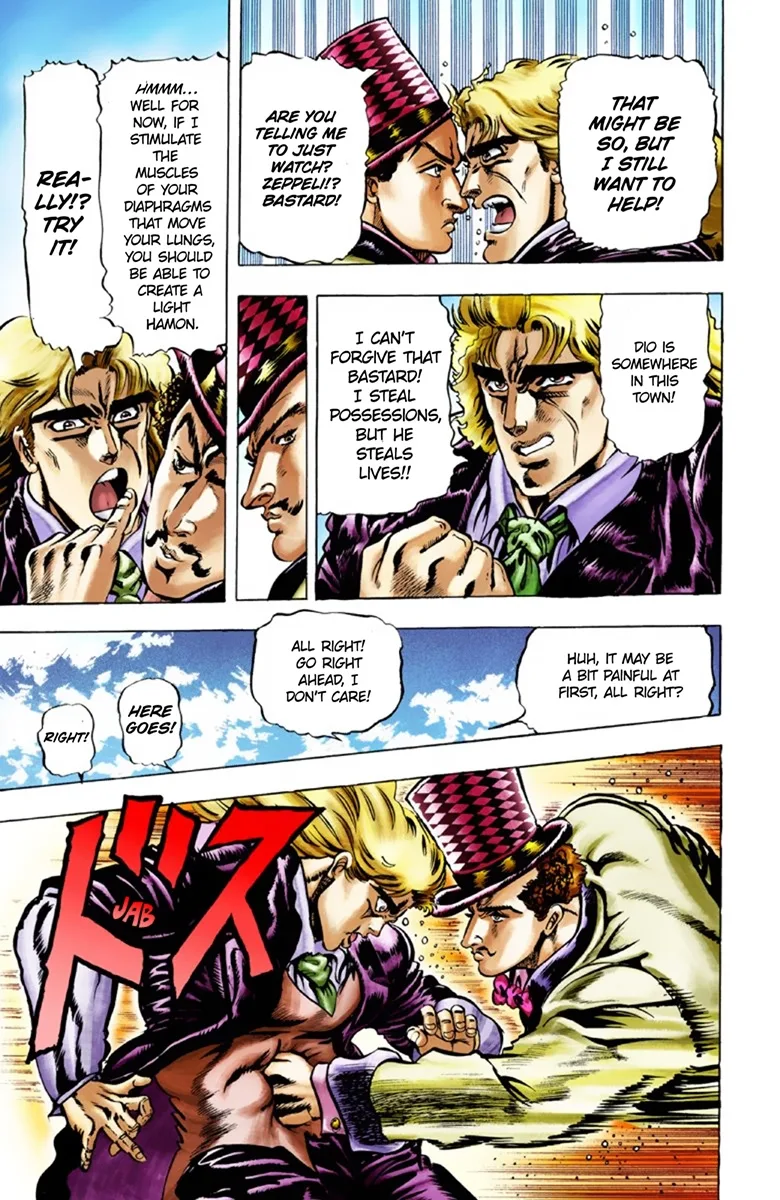 JoJo's Bizarre Adventure, Part 1: Phantom Blood (Official Colored) capítulo 24, página 4
