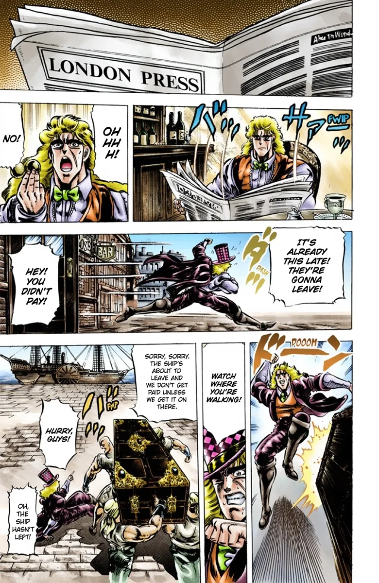 JoJo's Bizarre Adventure, Part 1: Phantom Blood (Official Colored) capítulo 41, página 17