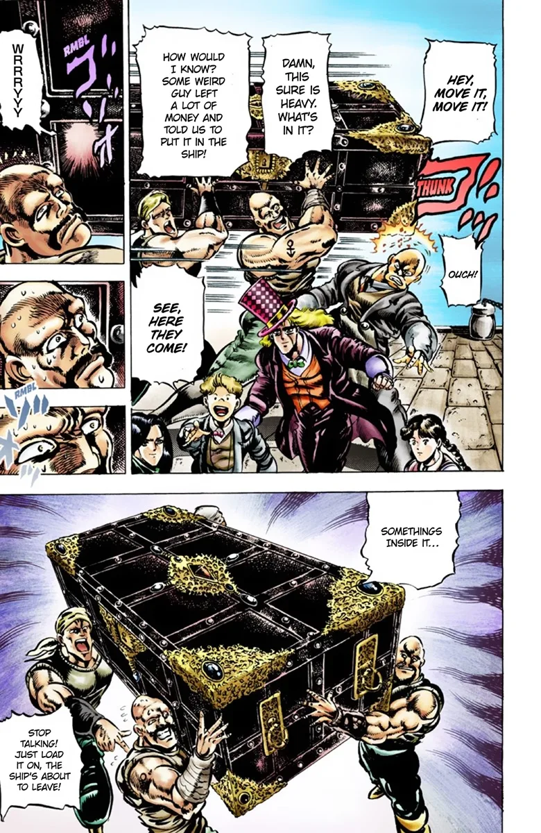 JoJo's Bizarre Adventure, Part 1: Phantom Blood (Official Colored) capítulo 41, página 19