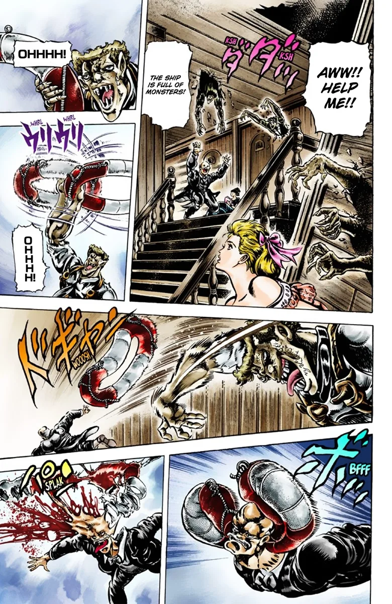 JoJo's Bizarre Adventure, Part 1: Phantom Blood (Official Colored) capítulo 43, página 7