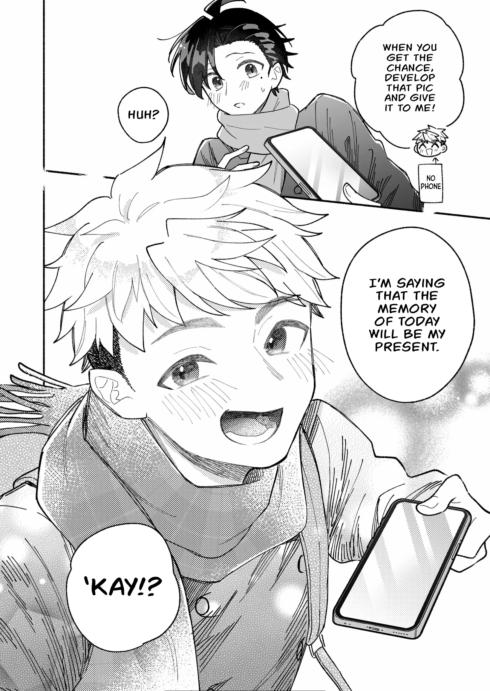 Kakkoii Onnanoko to 12-centi no Yakusoku capítulo 17.5, página 4