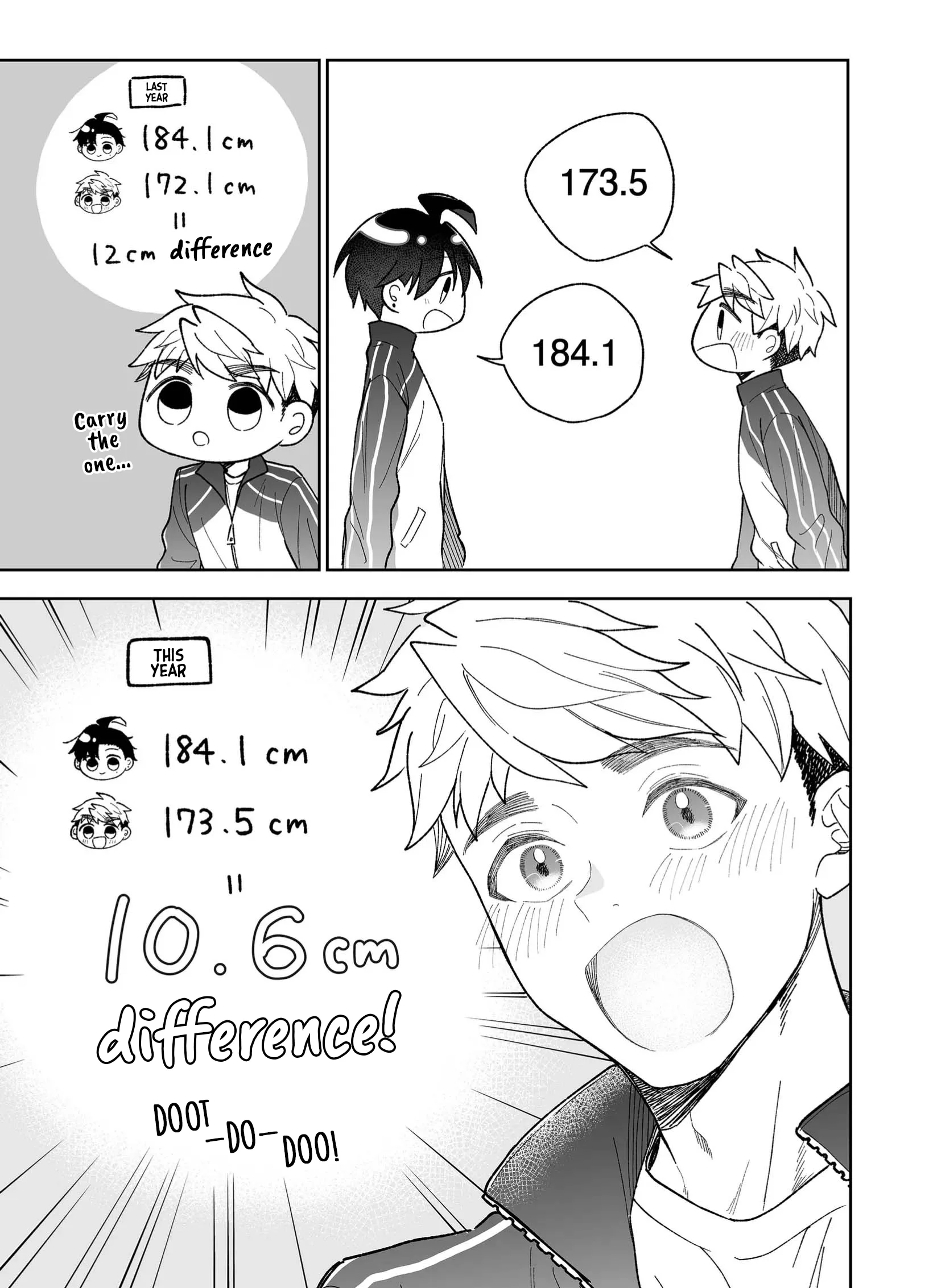 Kakkoii Onnanoko to 12-centi no Yakusoku capítulo 33, página 11