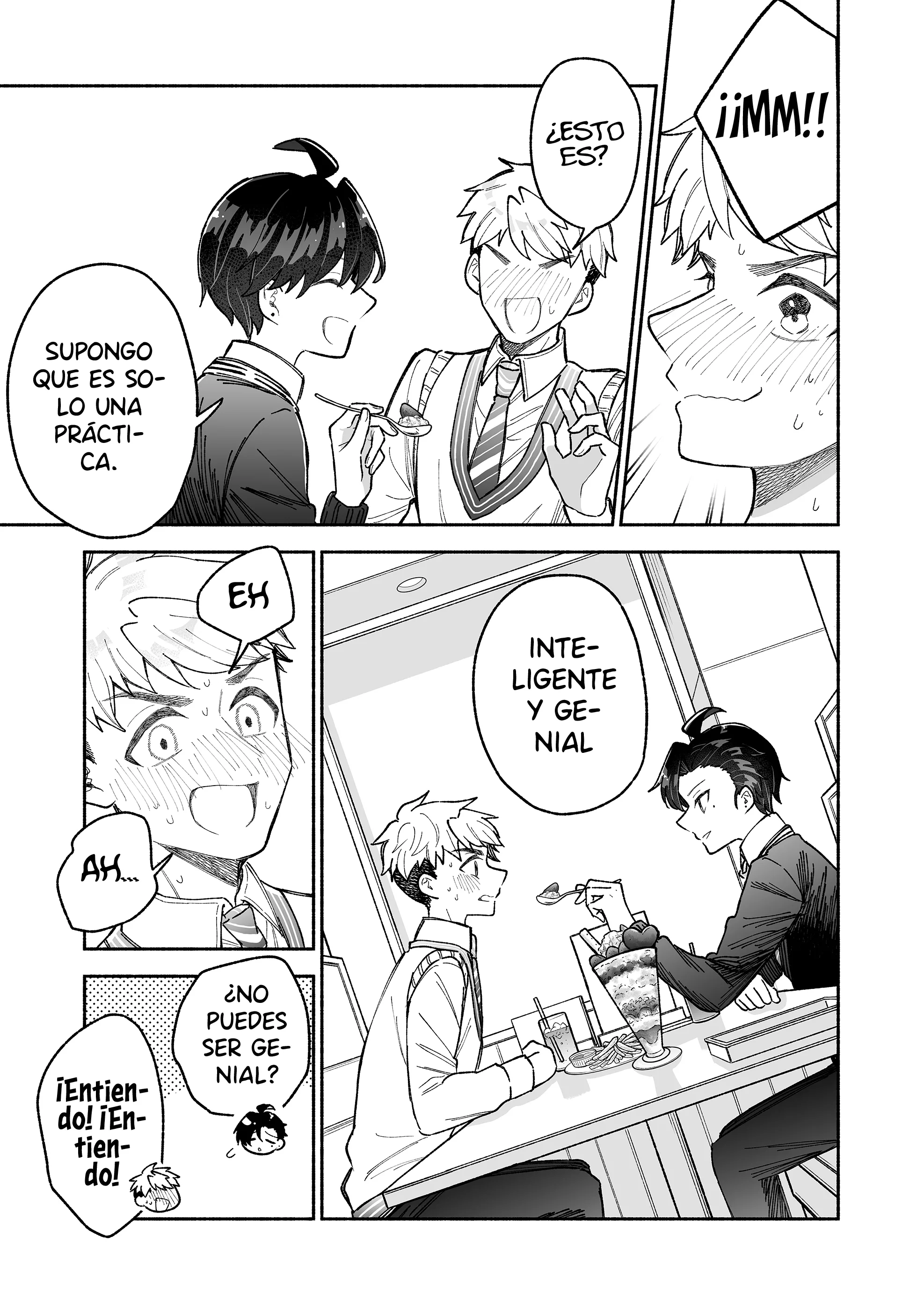 Kakkoii Onnanoko to 12-centi no Yakusoku capítulo 4, página 9