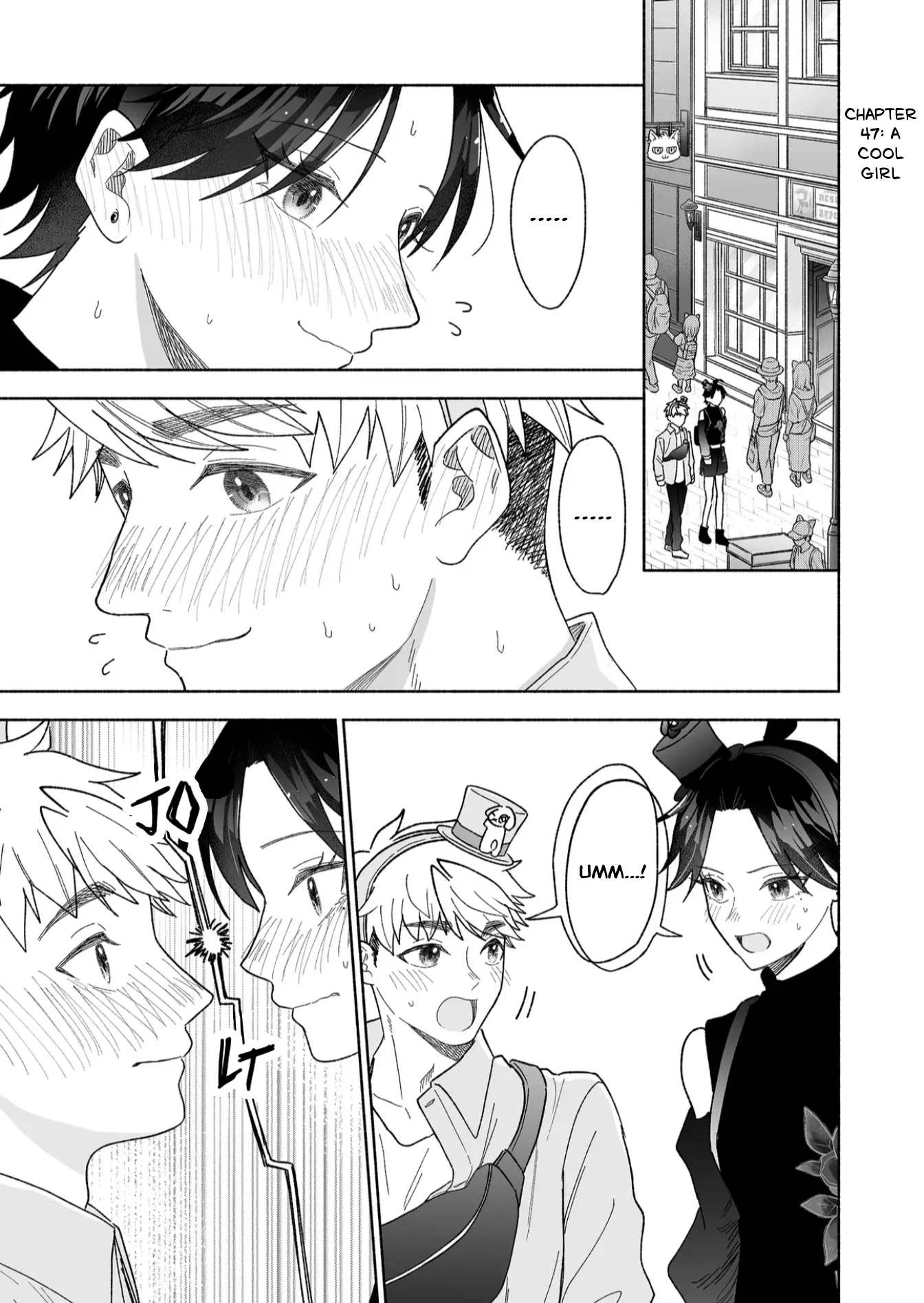 Kakkoii Onnanoko to 12-centi no Yakusoku capítulo 47, página 1