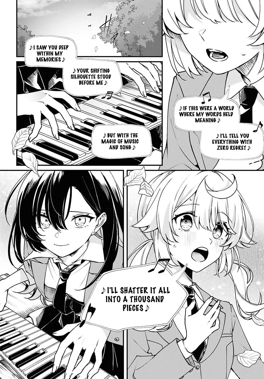 Kimi ga Hoeru Tame no Uta wo, capítulo 2, página 35