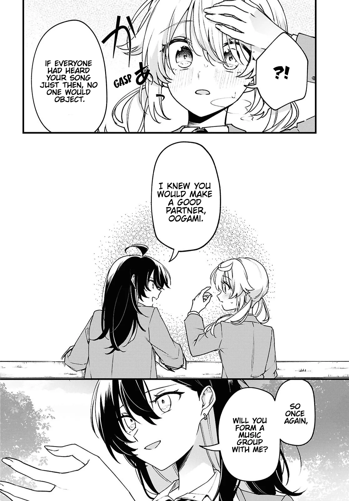 Kimi ga Hoeru Tame no Uta wo, capítulo 2, página 43