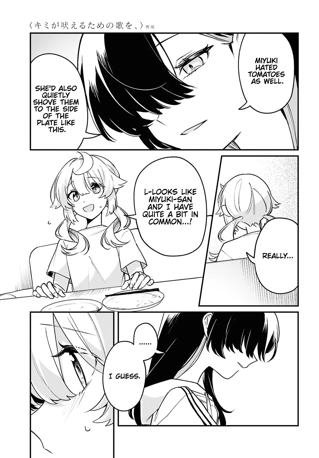 Kimi ga Hoeru Tame no Uta wo, capítulo 6, página 11