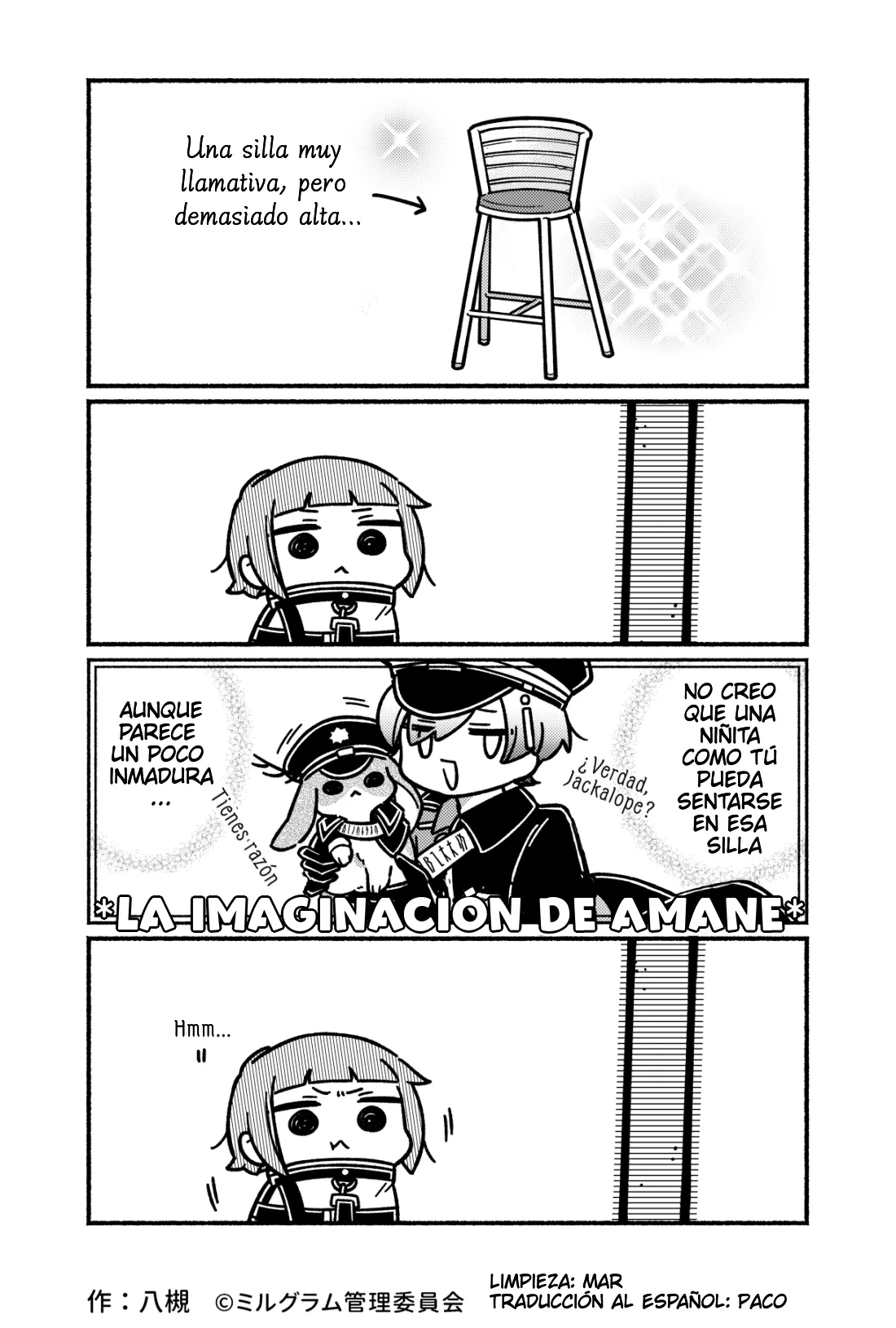 Minigram (MILGRAM 4koma) capítulo 12, página 1