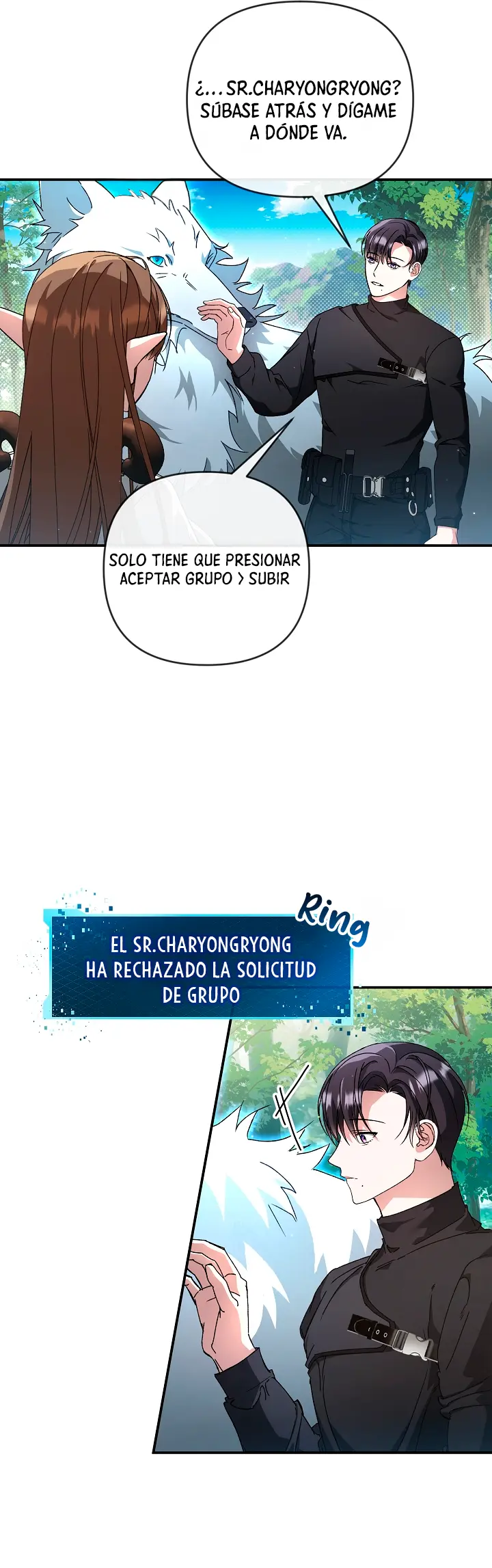 La relación simbiotica entre un novato y un veterano capítulo 1, página 35