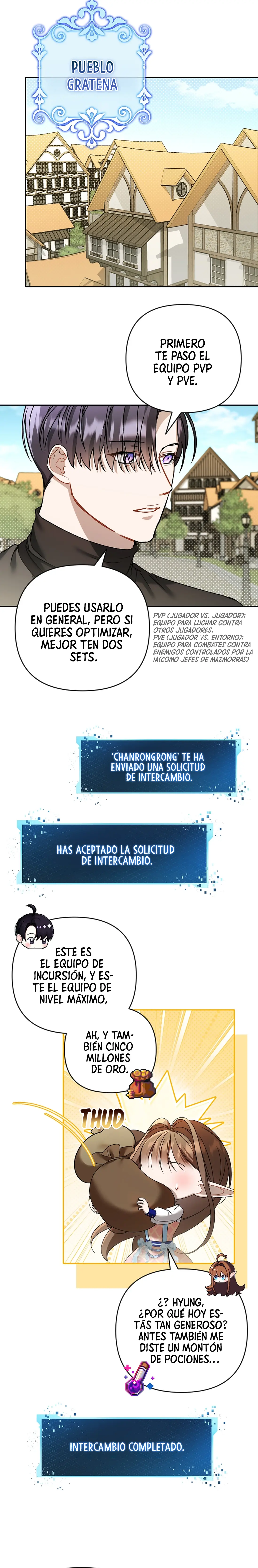 La relación simbiotica entre un novato y un veterano capítulo 7, página 17