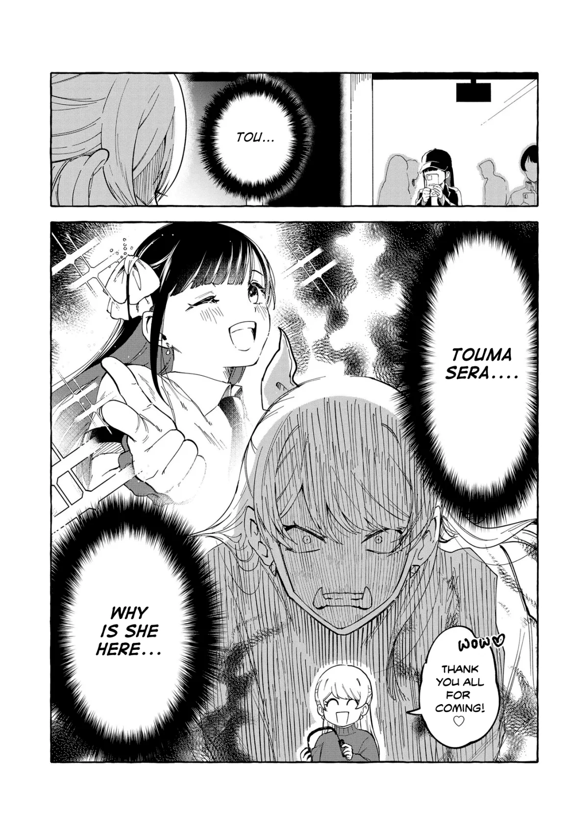 Oni Ure Idol ga Kyou mo Watashi wo Oshitekuru capítulo 1, página 12