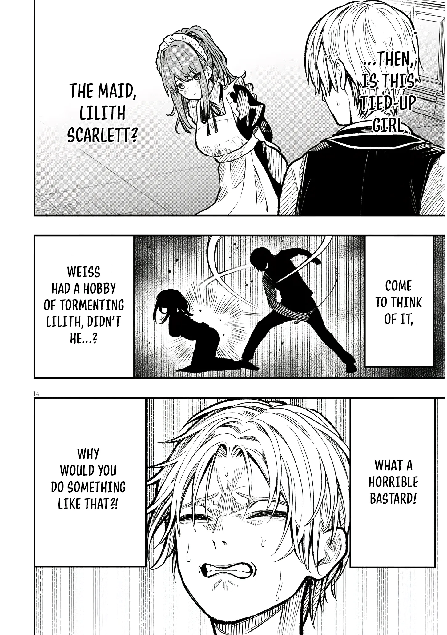 Taida na Akujoku Kizoku ni Tensei shita Ore, Scenario wo Bukkowashitara Kikakugai no Maryoku de Saikyou ni Natta capítulo 1, página 14