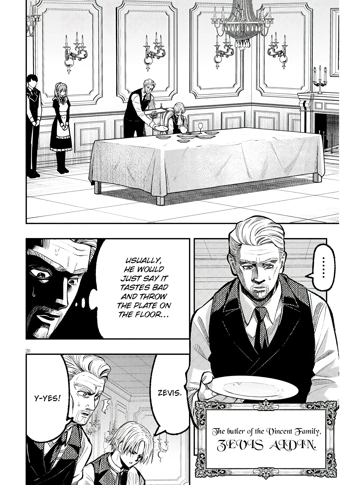 Taida na Akujoku Kizoku ni Tensei shita Ore, Scenario wo Bukkowashitara Kikakugai no Maryoku de Saikyou ni Natta capítulo 1, página 20