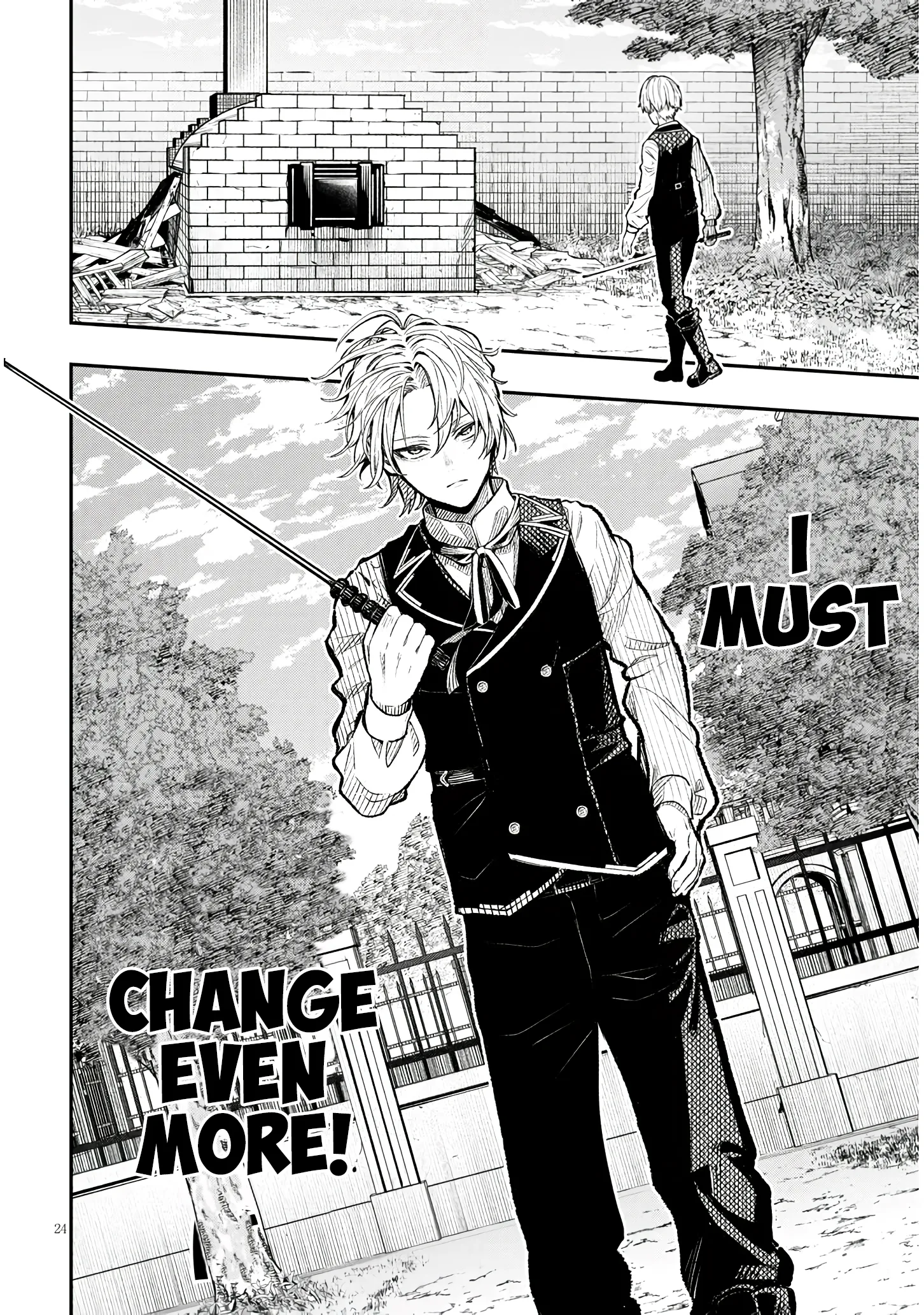 Taida na Akujoku Kizoku ni Tensei shita Ore, Scenario wo Bukkowashitara Kikakugai no Maryoku de Saikyou ni Natta capítulo 1, página 24
