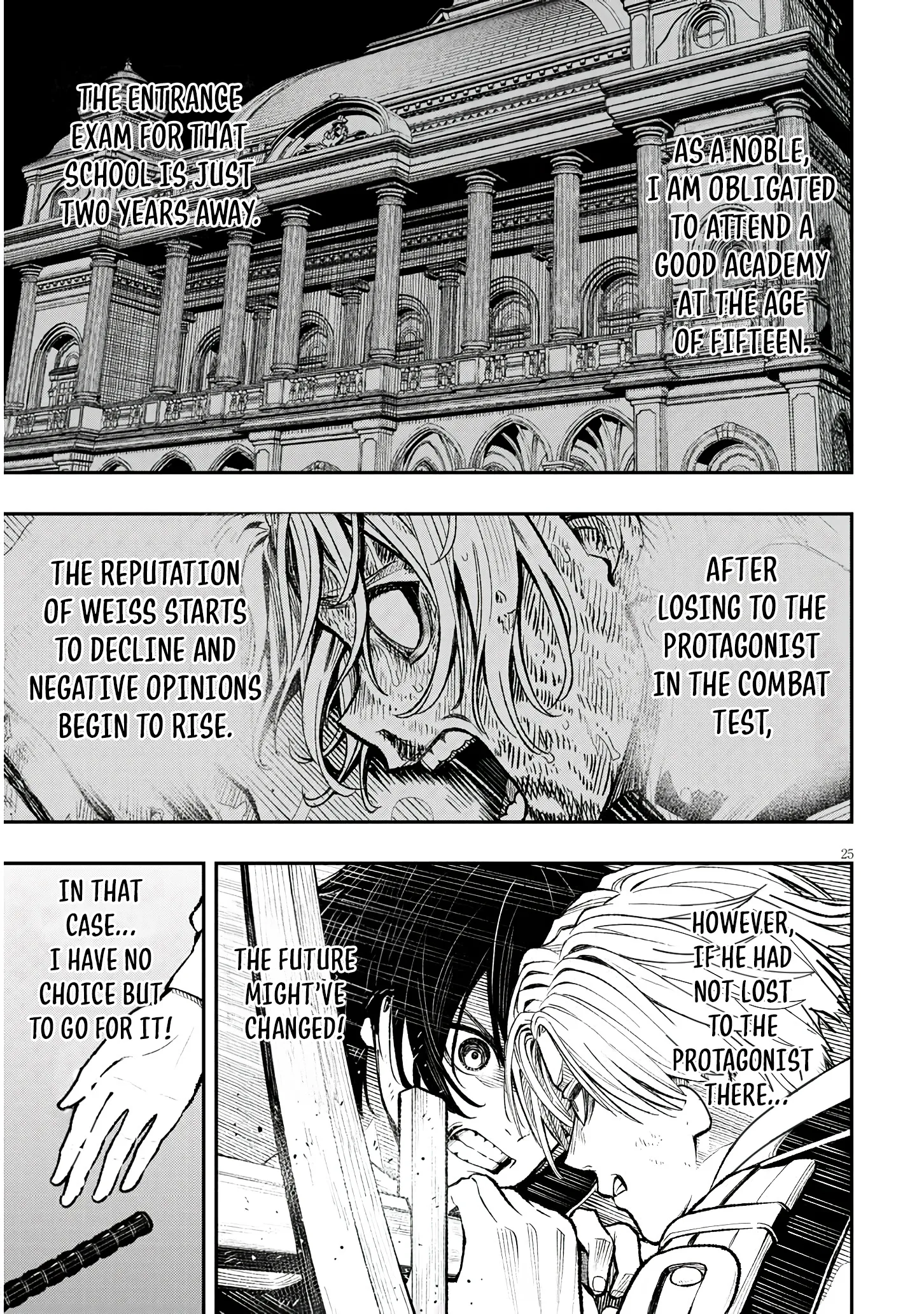 Taida na Akujoku Kizoku ni Tensei shita Ore, Scenario wo Bukkowashitara Kikakugai no Maryoku de Saikyou ni Natta capítulo 1, página 25
