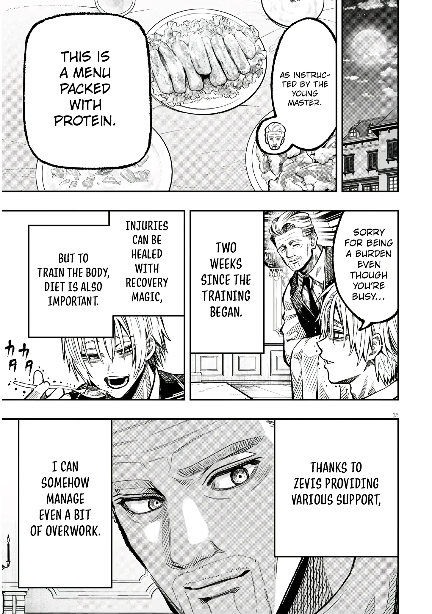 Taida na Akujoku Kizoku ni Tensei shita Ore, Scenario wo Bukkowashitara Kikakugai no Maryoku de Saikyou ni Natta capítulo 1, página 35