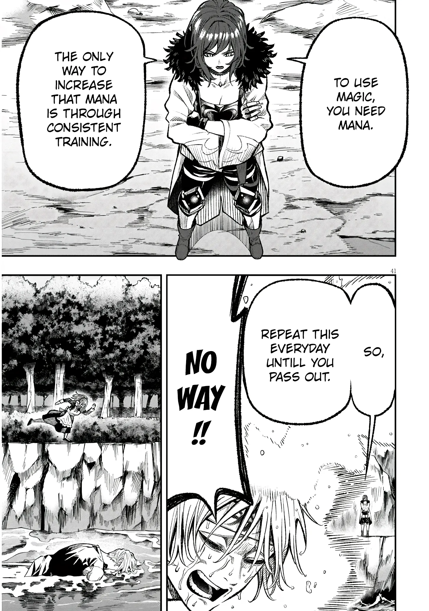 Taida na Akujoku Kizoku ni Tensei shita Ore, Scenario wo Bukkowashitara Kikakugai no Maryoku de Saikyou ni Natta capítulo 1, página 41