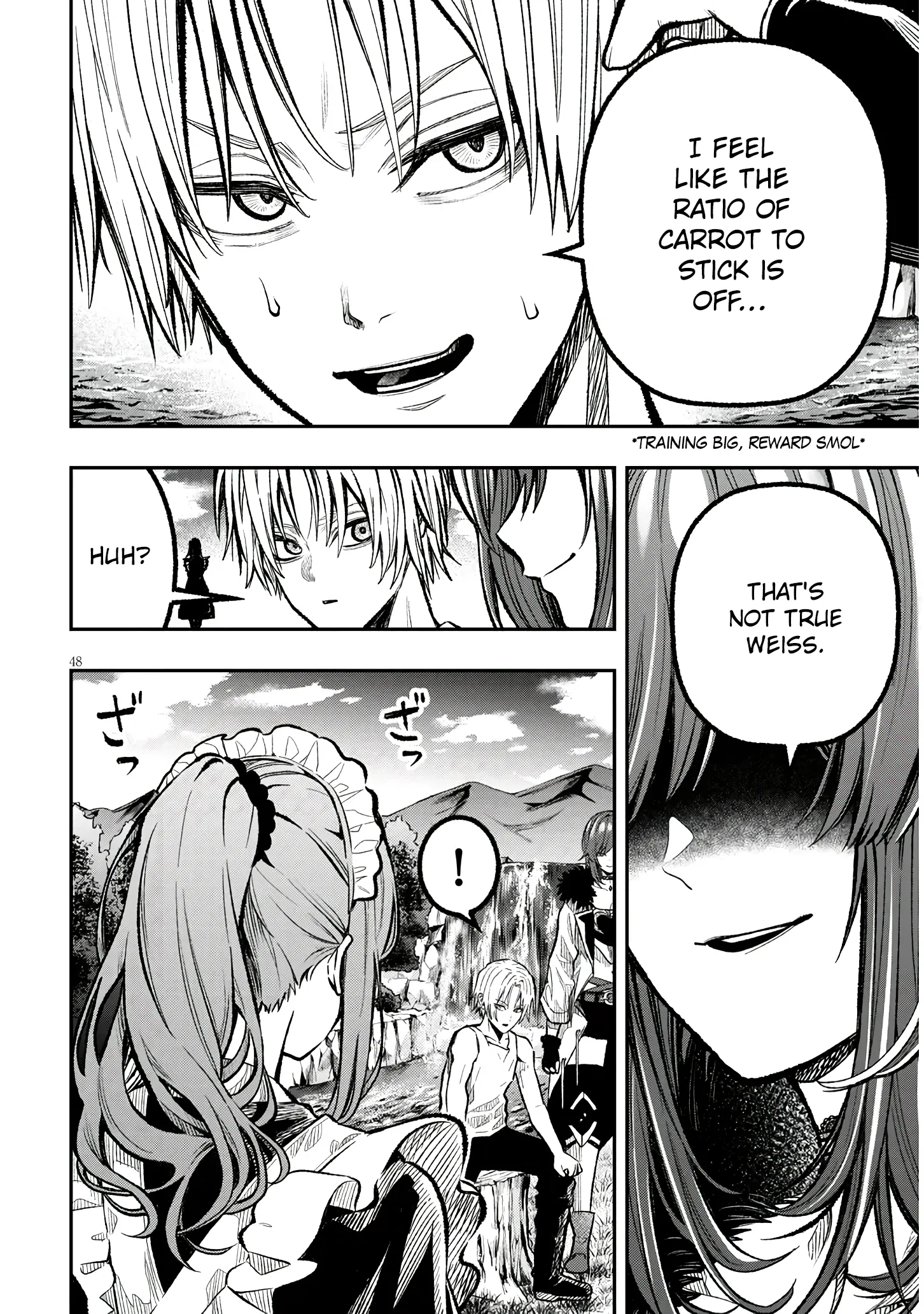 Taida na Akujoku Kizoku ni Tensei shita Ore, Scenario wo Bukkowashitara Kikakugai no Maryoku de Saikyou ni Natta capítulo 1, página 48