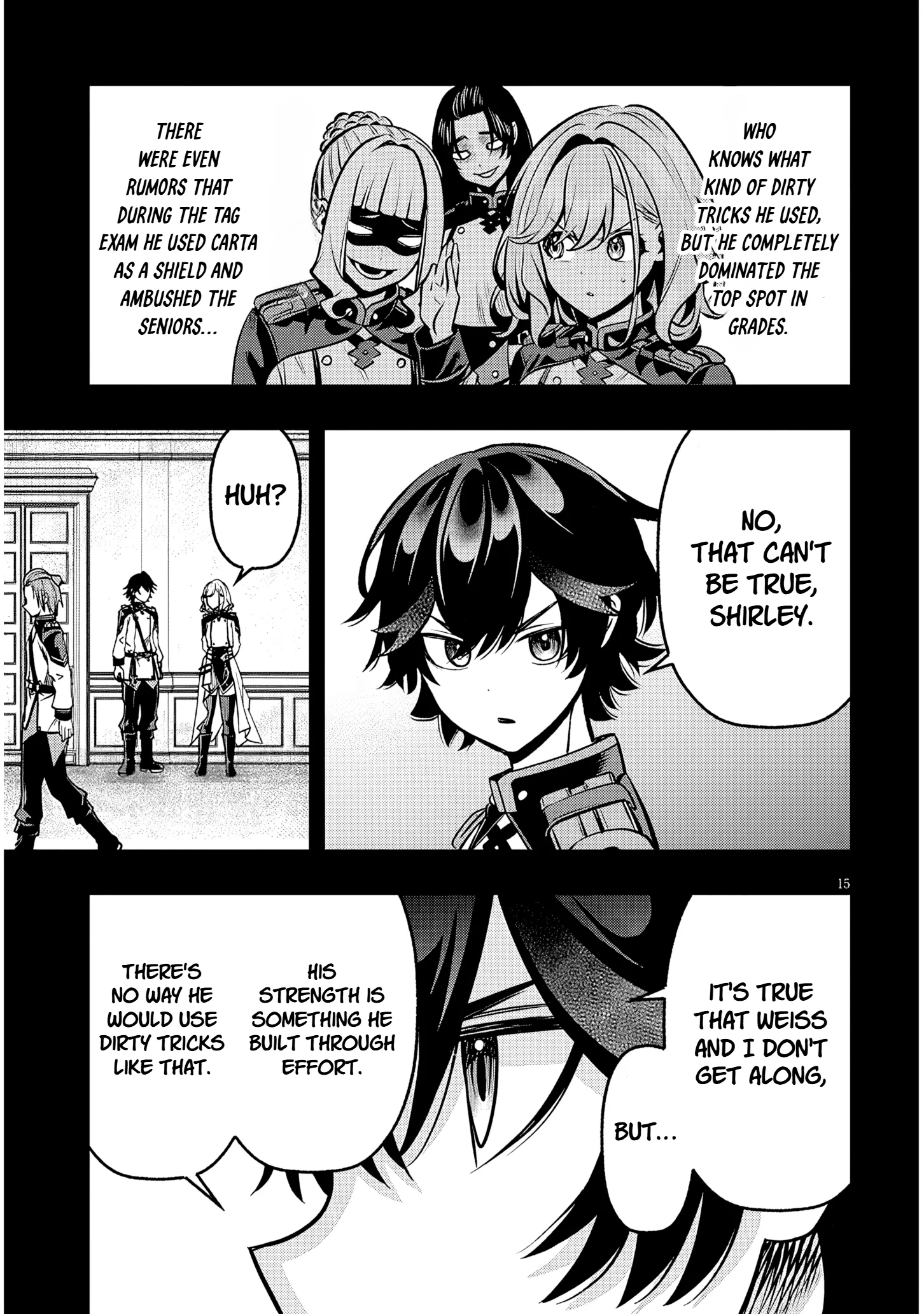 Taida na Akujoku Kizoku ni Tensei shita Ore, Scenario wo Bukkowashitara Kikakugai no Maryoku de Saikyou ni Natta capítulo 20.1, página 15